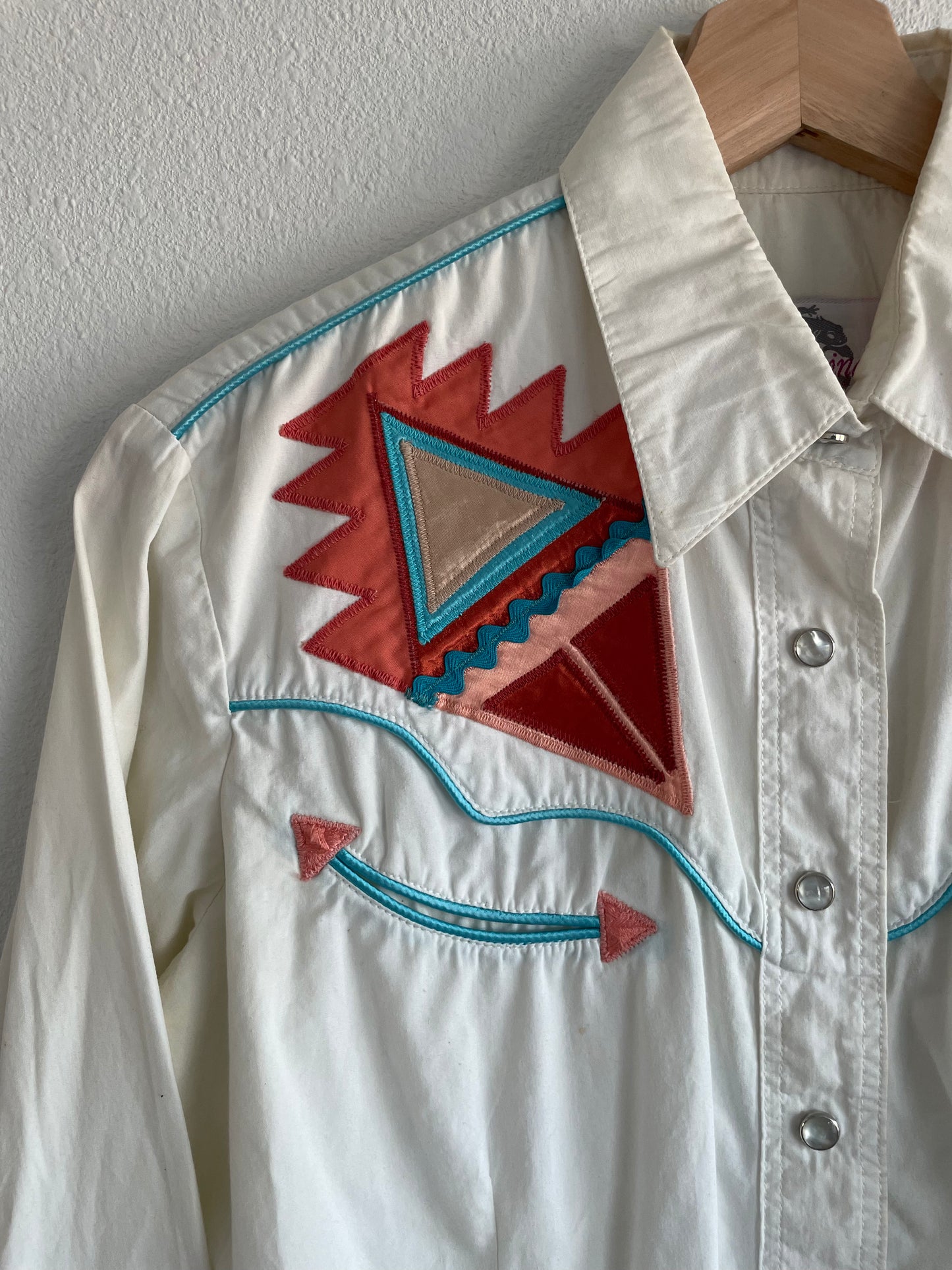 Salaminder Western Appliqué Thunderbird Pearlsnap