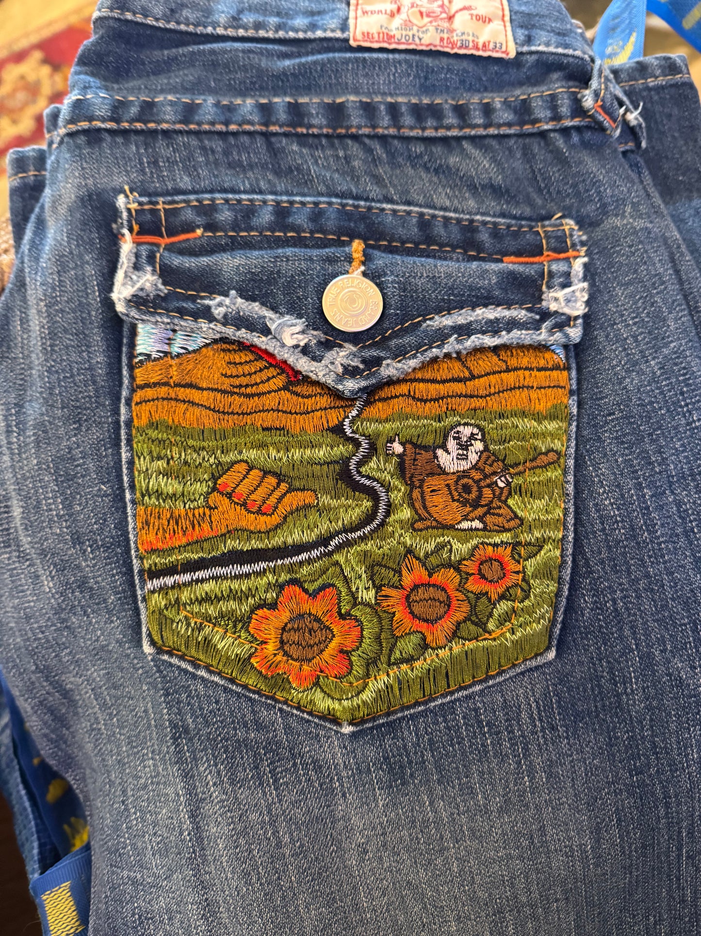 Y2k True Relgion flares Sz 32