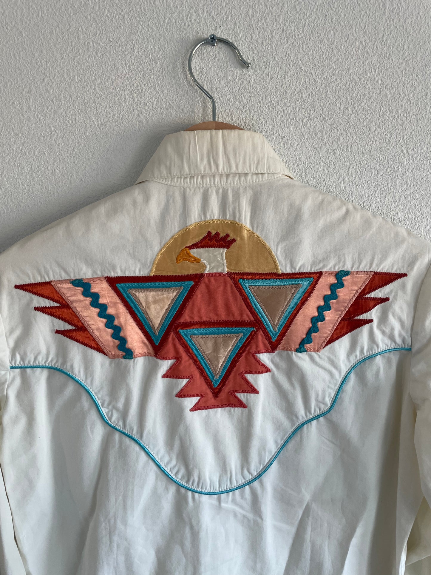 Salaminder Western Appliqué Thunderbird Pearlsnap