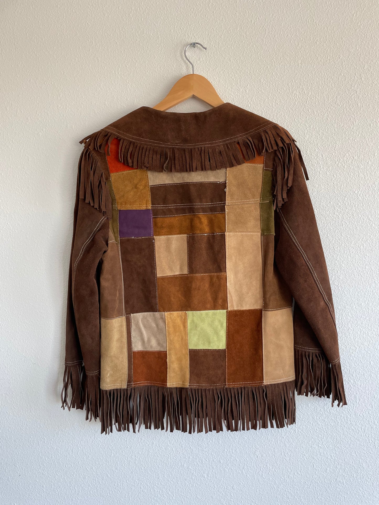 Patchwork Fringe Jacket