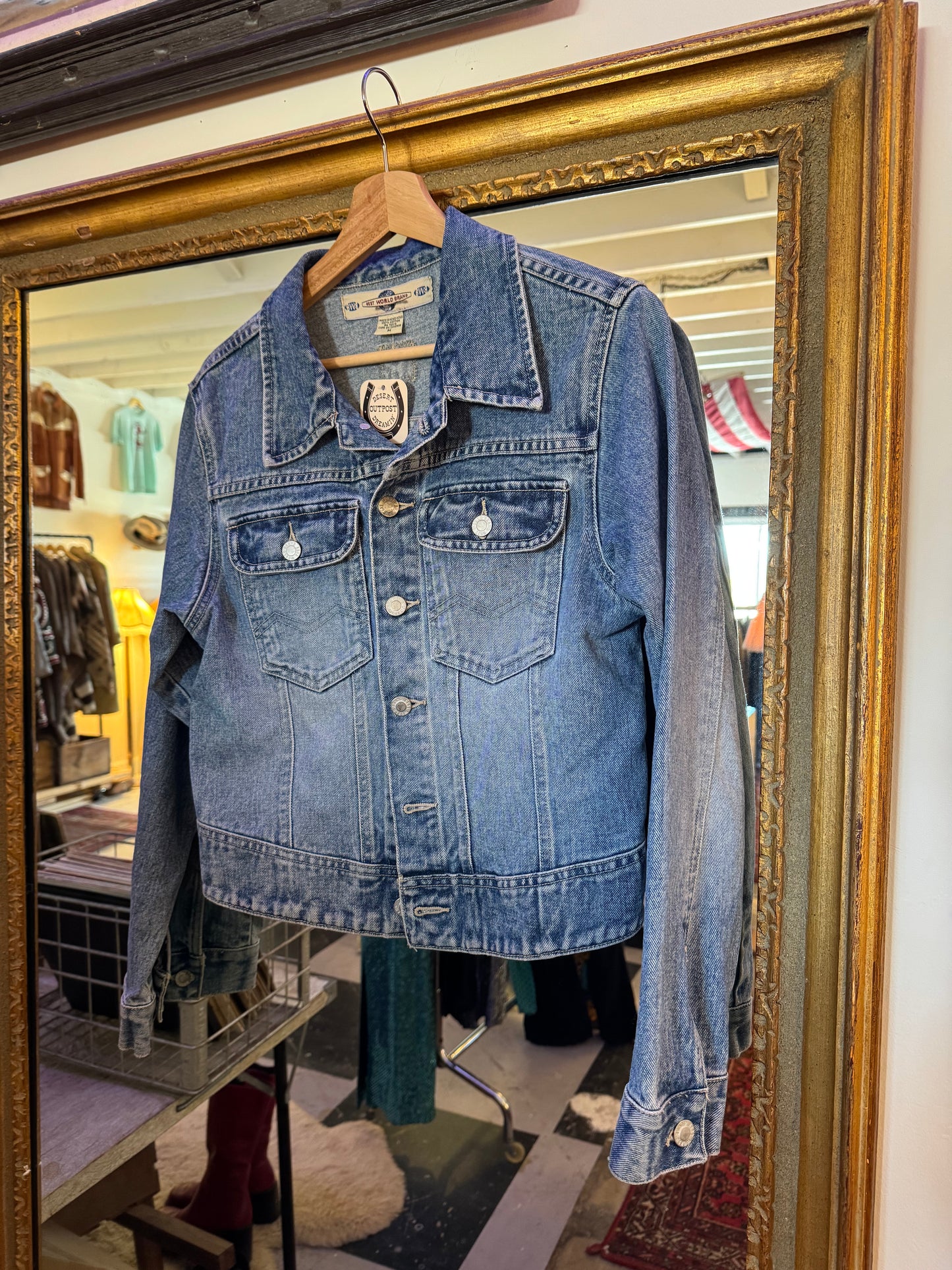 90s denim gap jacket Sz S - M