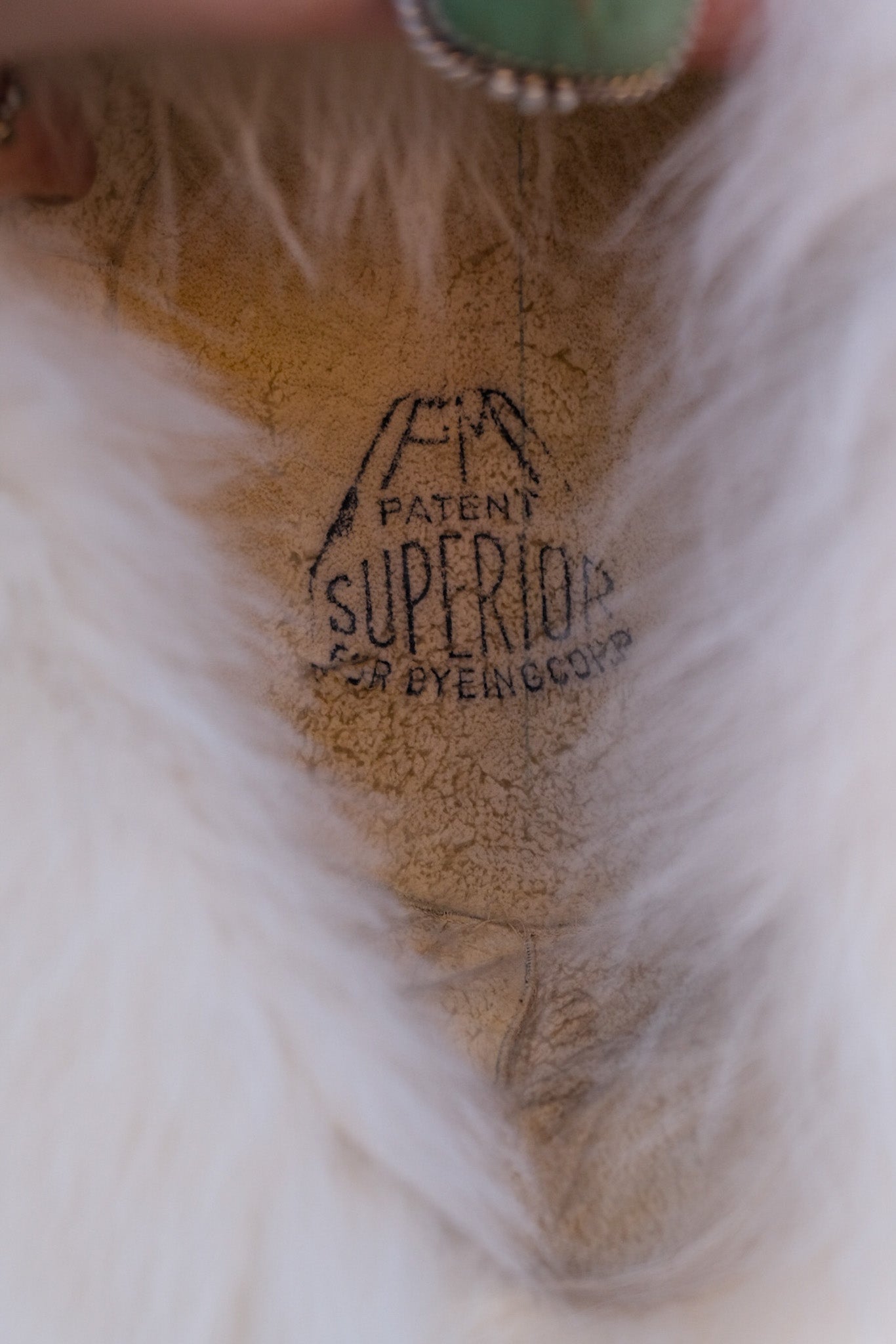 Vintage White Fur "Orb" Hat