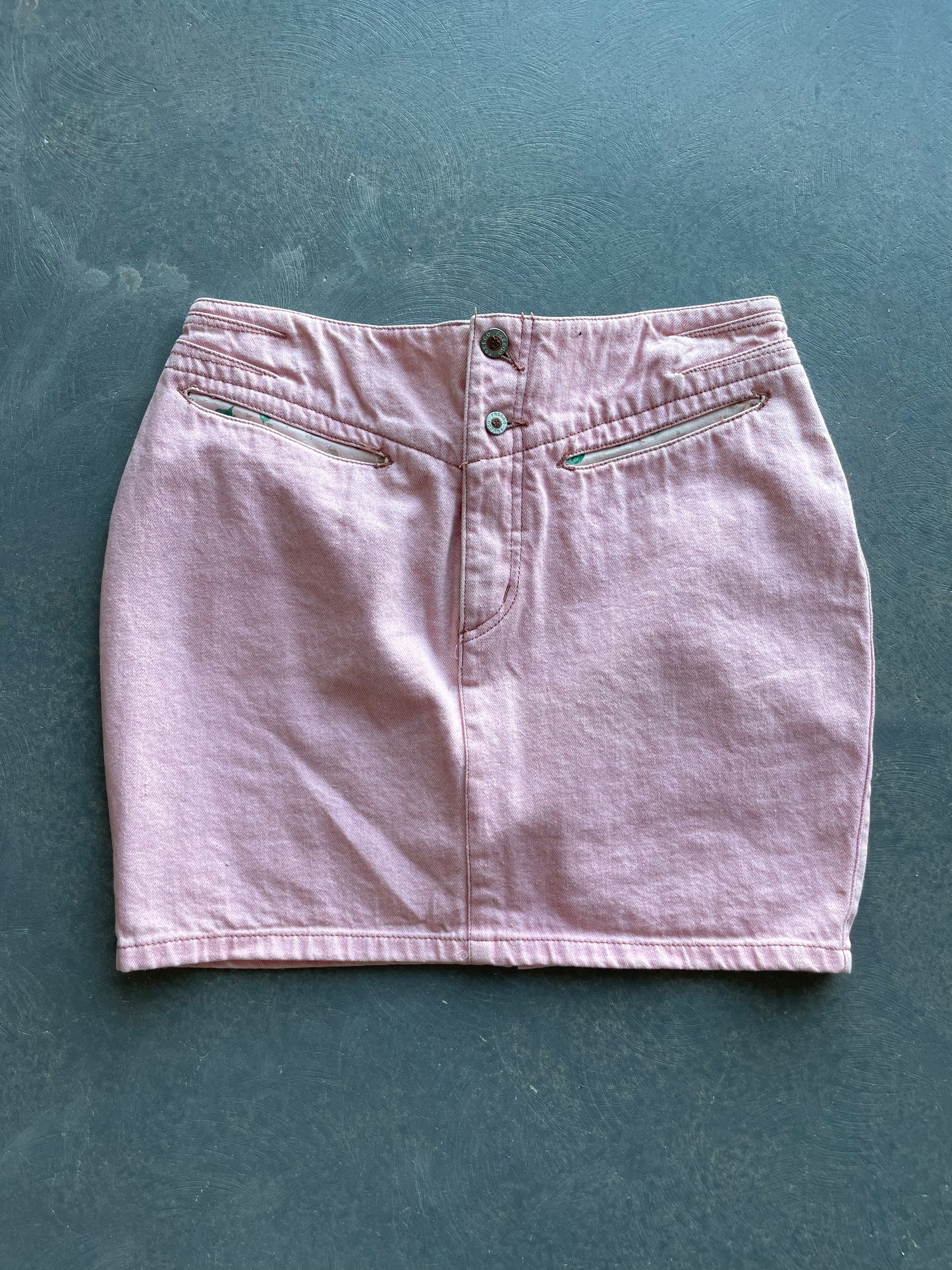 90s Pink Mini Skirt Sz 30