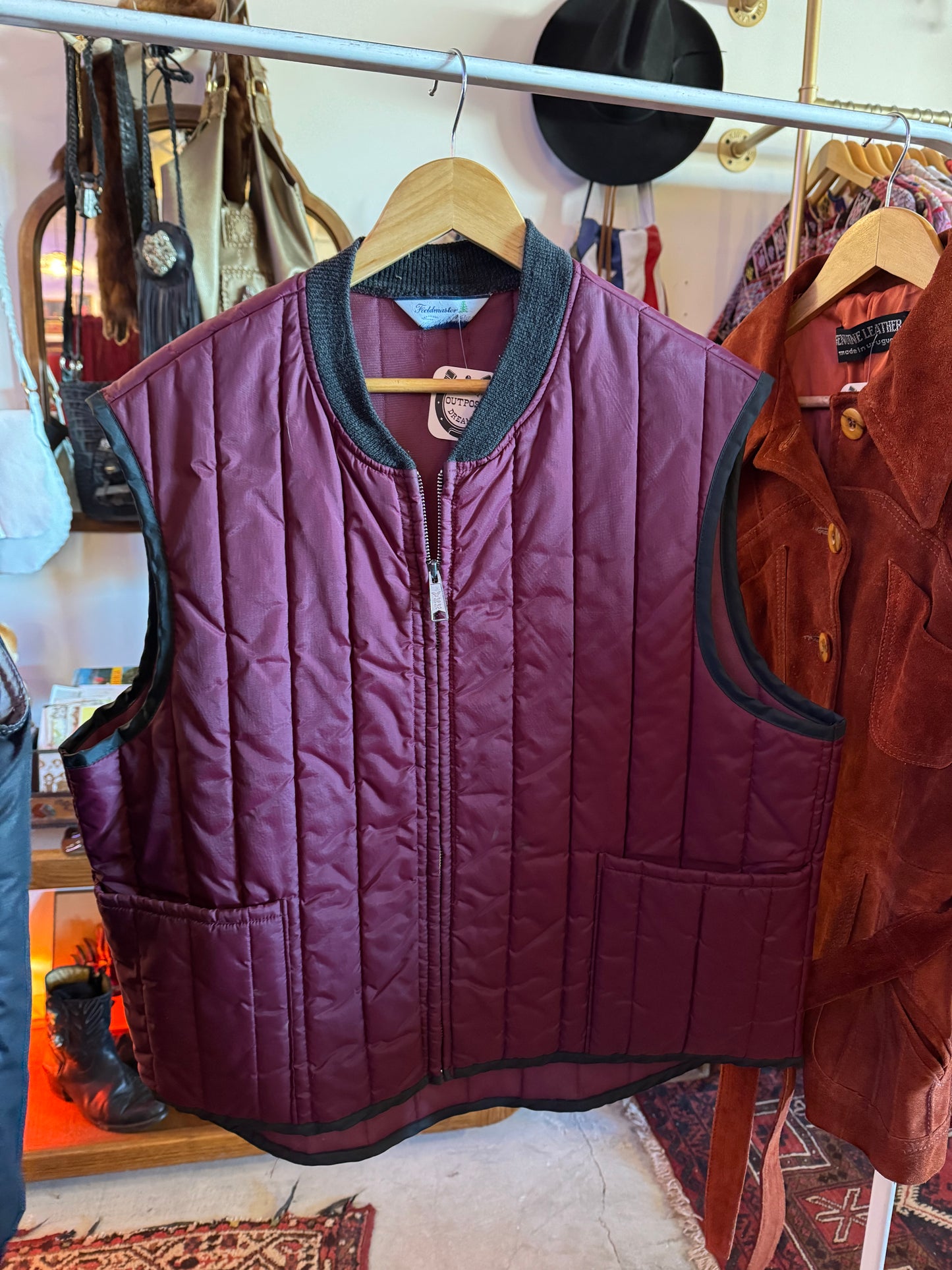 Vintage Quilted Vest Sz L / XL
