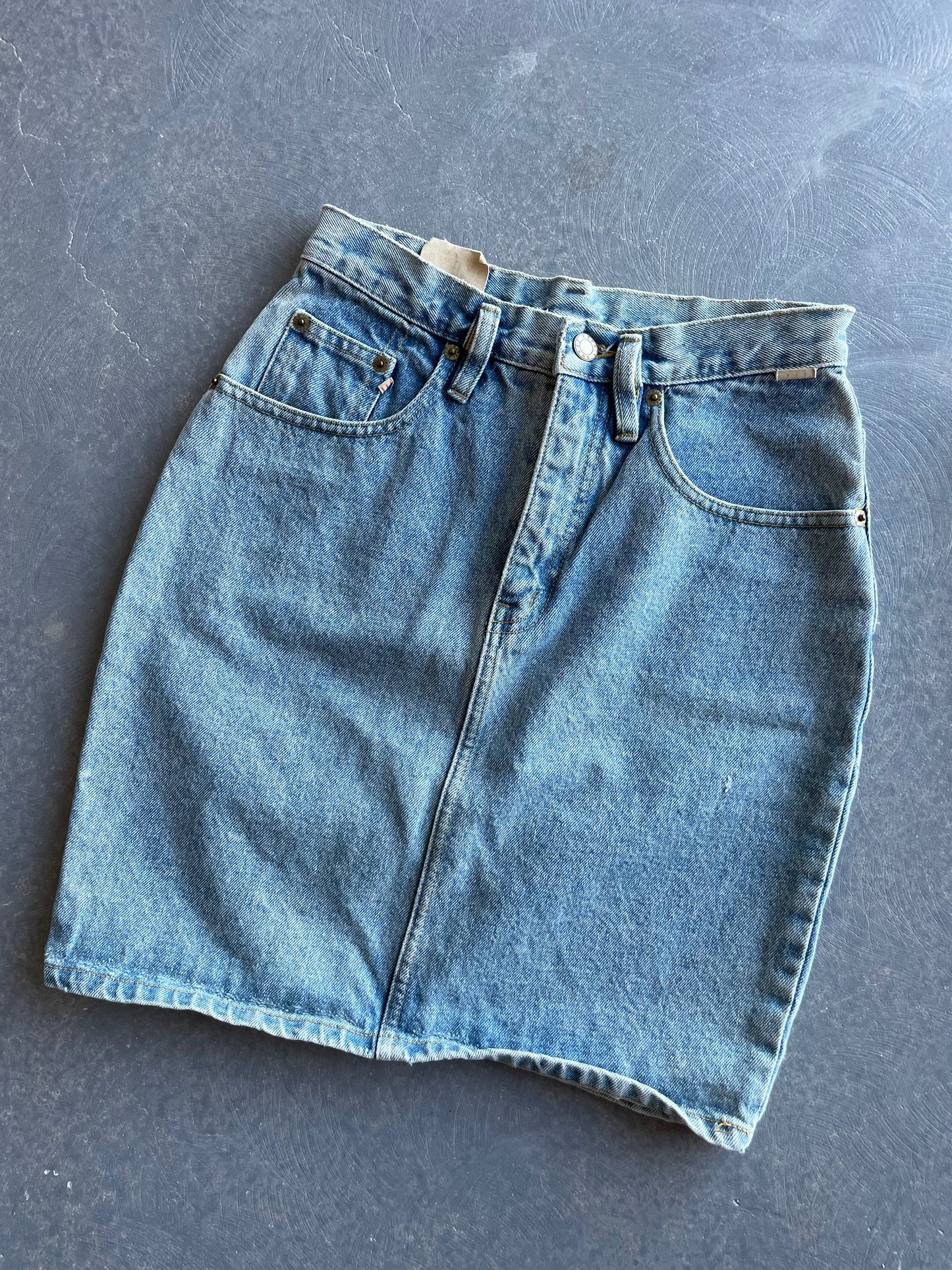 Denim 90s Mini Skirt Sz 26
