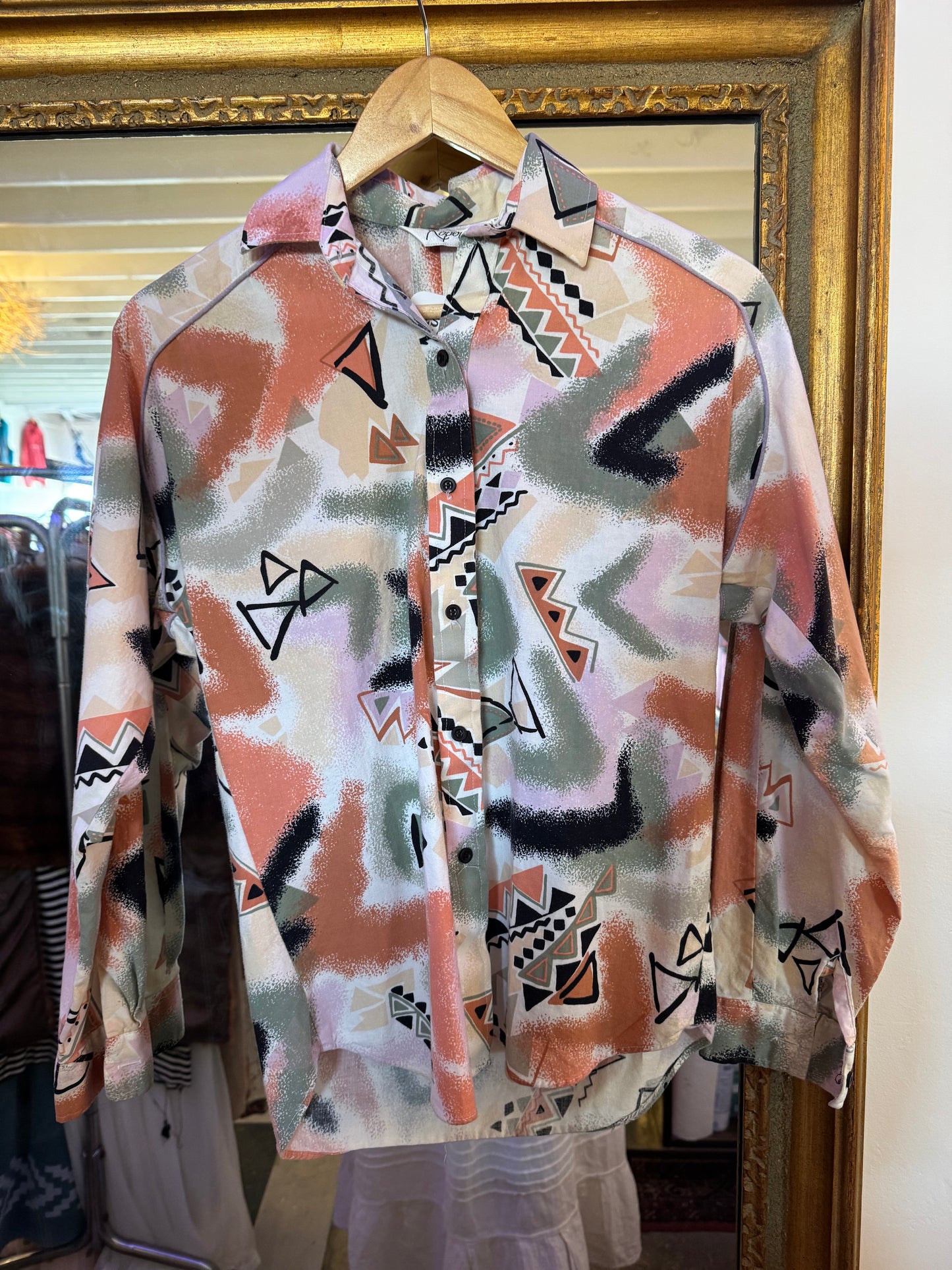 80s Western Roper rodeo top Sz S / M