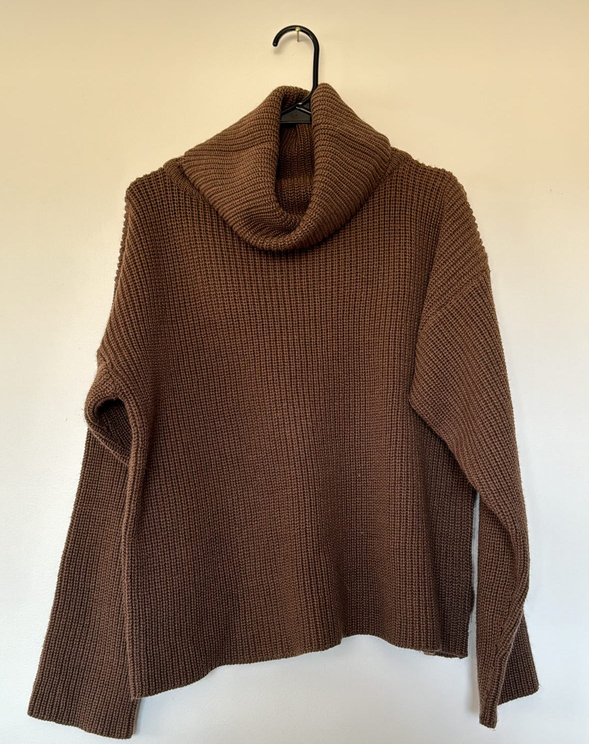 Vintage Brown Mockneck Sweater Sz S / M