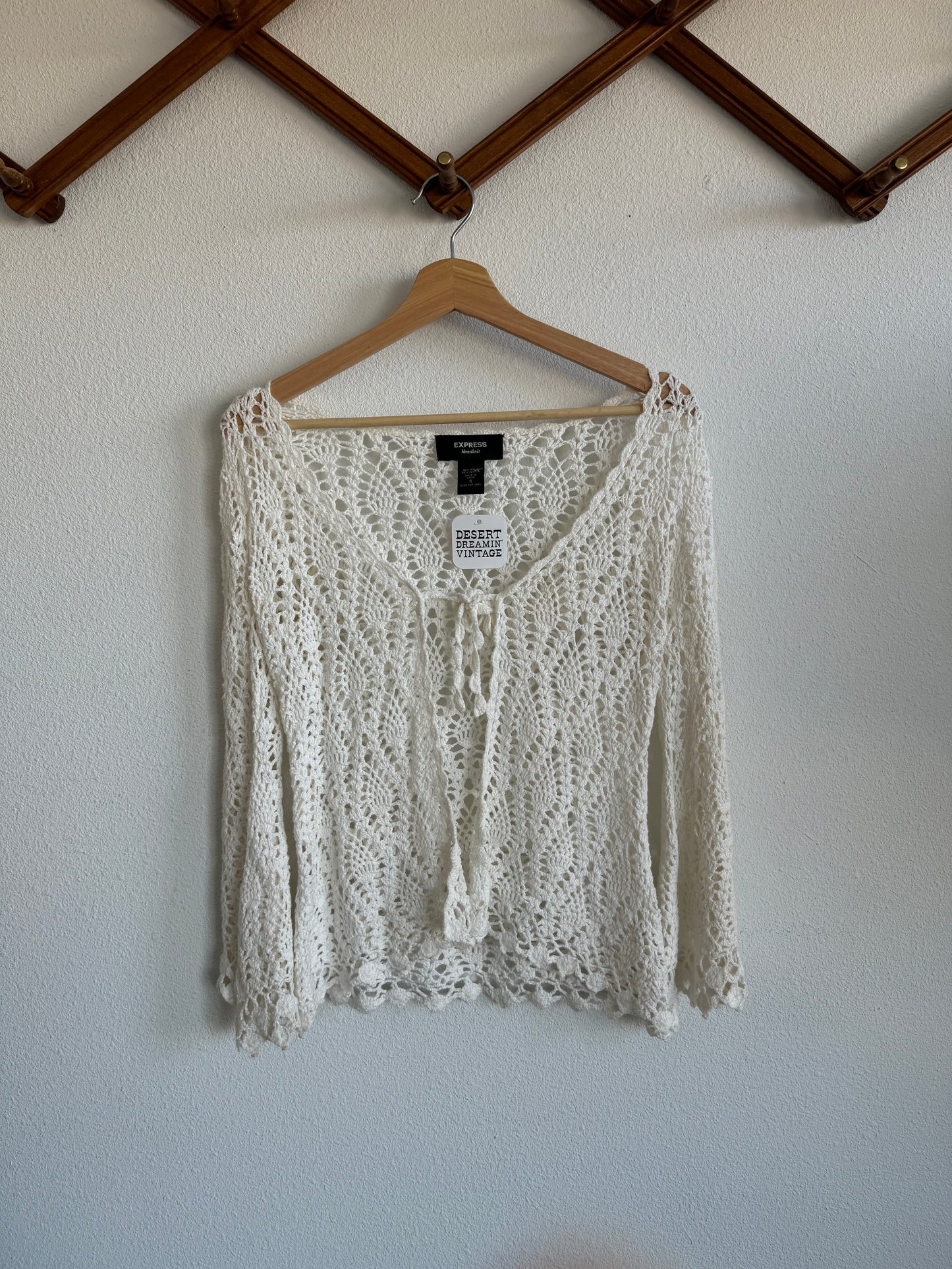 Vintage Crochet Top Sz S / M