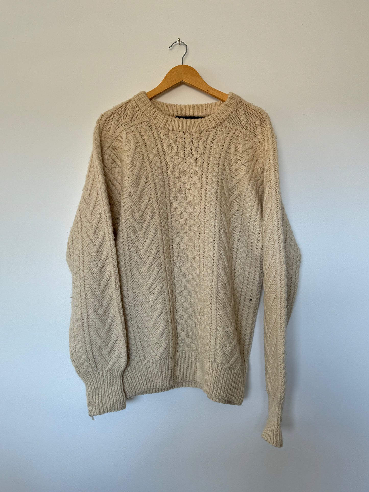 Vintage Cable Knit Sweater Sz L / XL