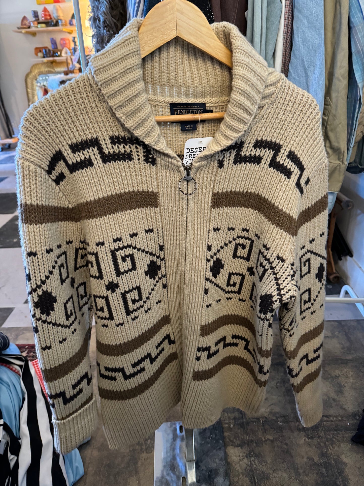 Pendleton Westerly “Lebowski” Sweater Sz M