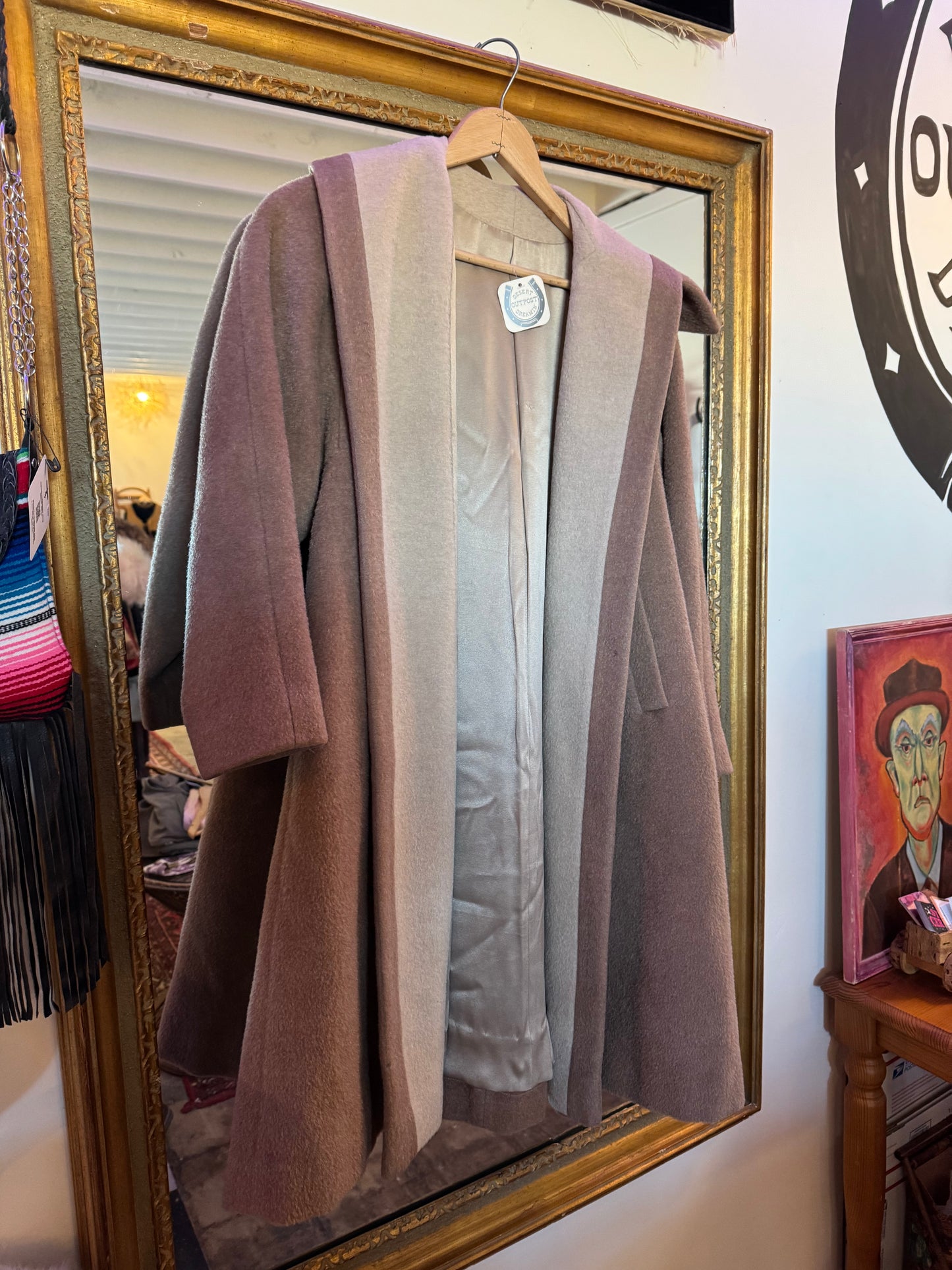1960s 2 Tone Coat Swing Coat