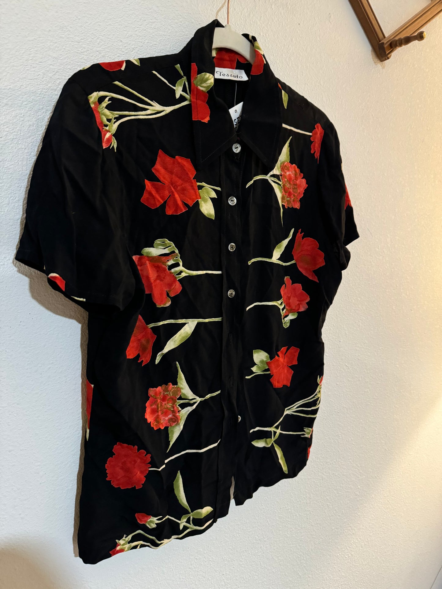 90s desert rose top Sz S