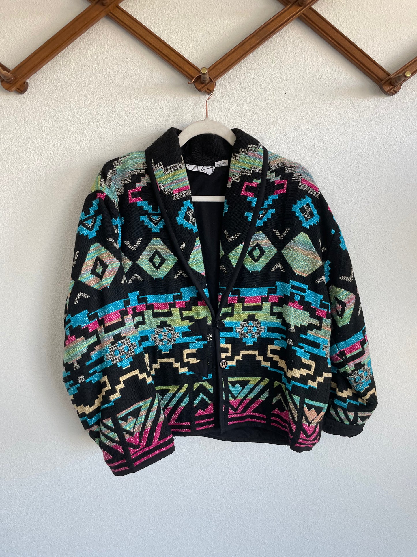 Vintage Southwestern Tapestry Coat Sz M / L
