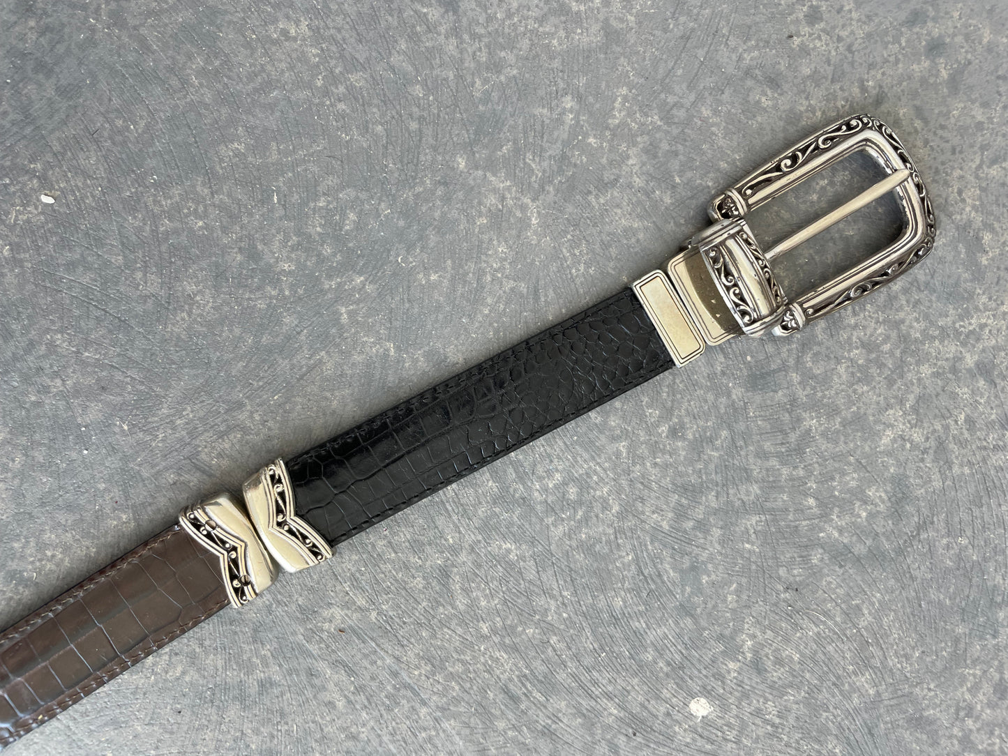 Vintage Brighton 2 tone belt