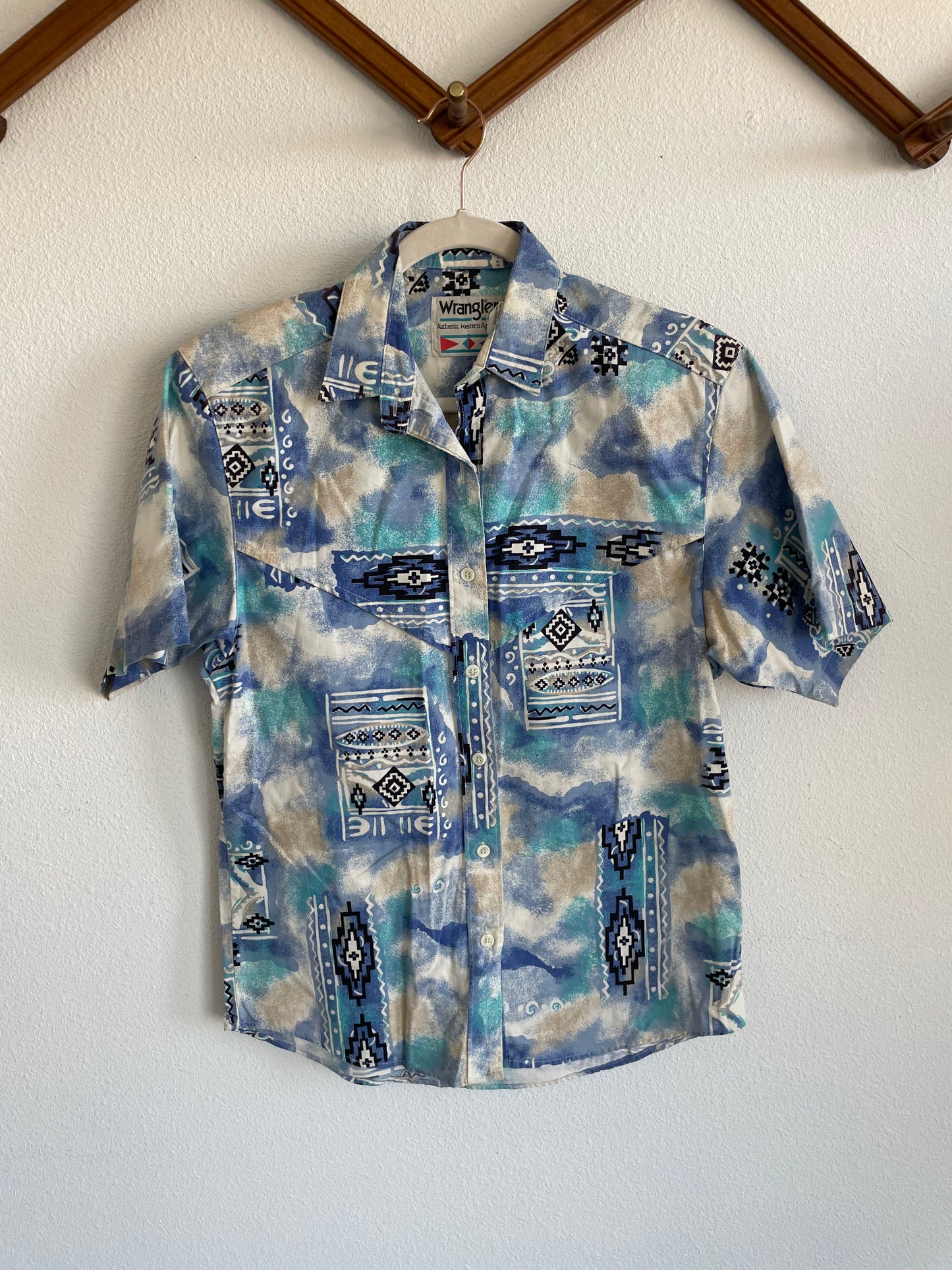 80s Wrangler Shortsleeve Sz S / M