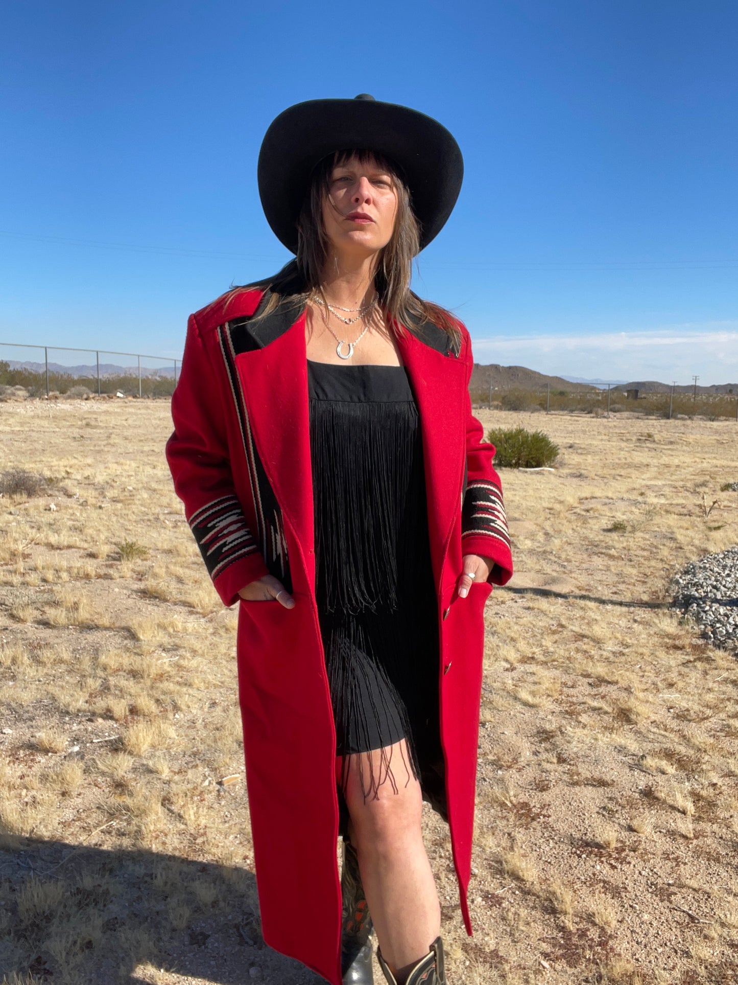 1980s Pioneerwear Chimayo Wool Coat