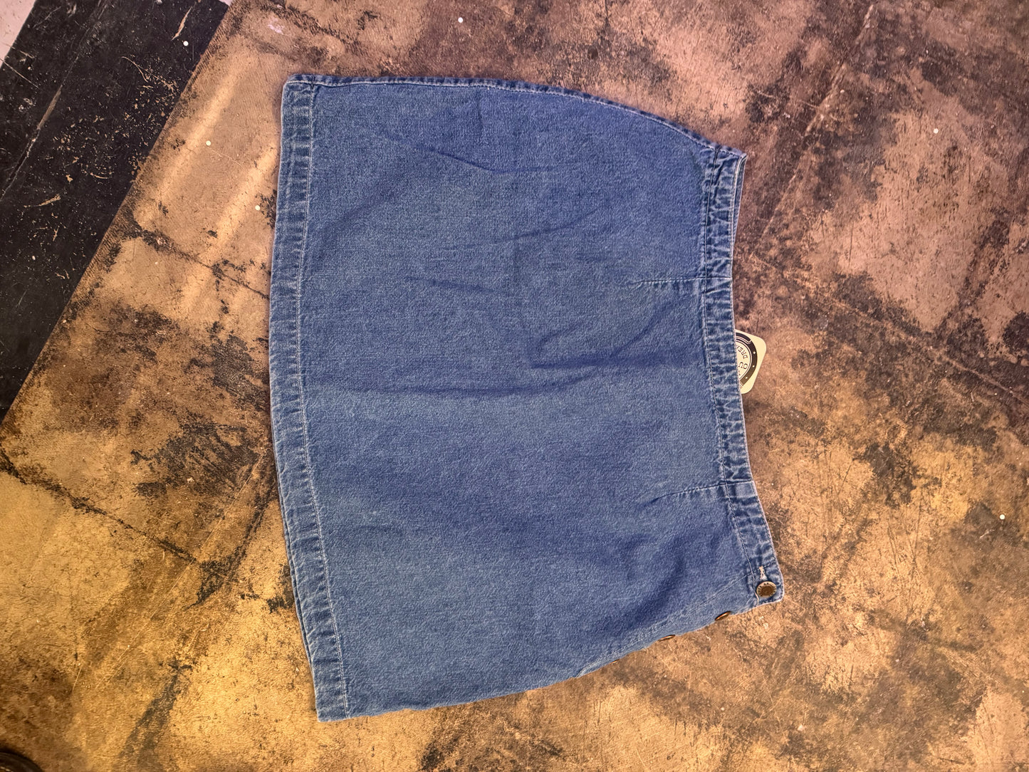 Y2k denim western mini Sz 30