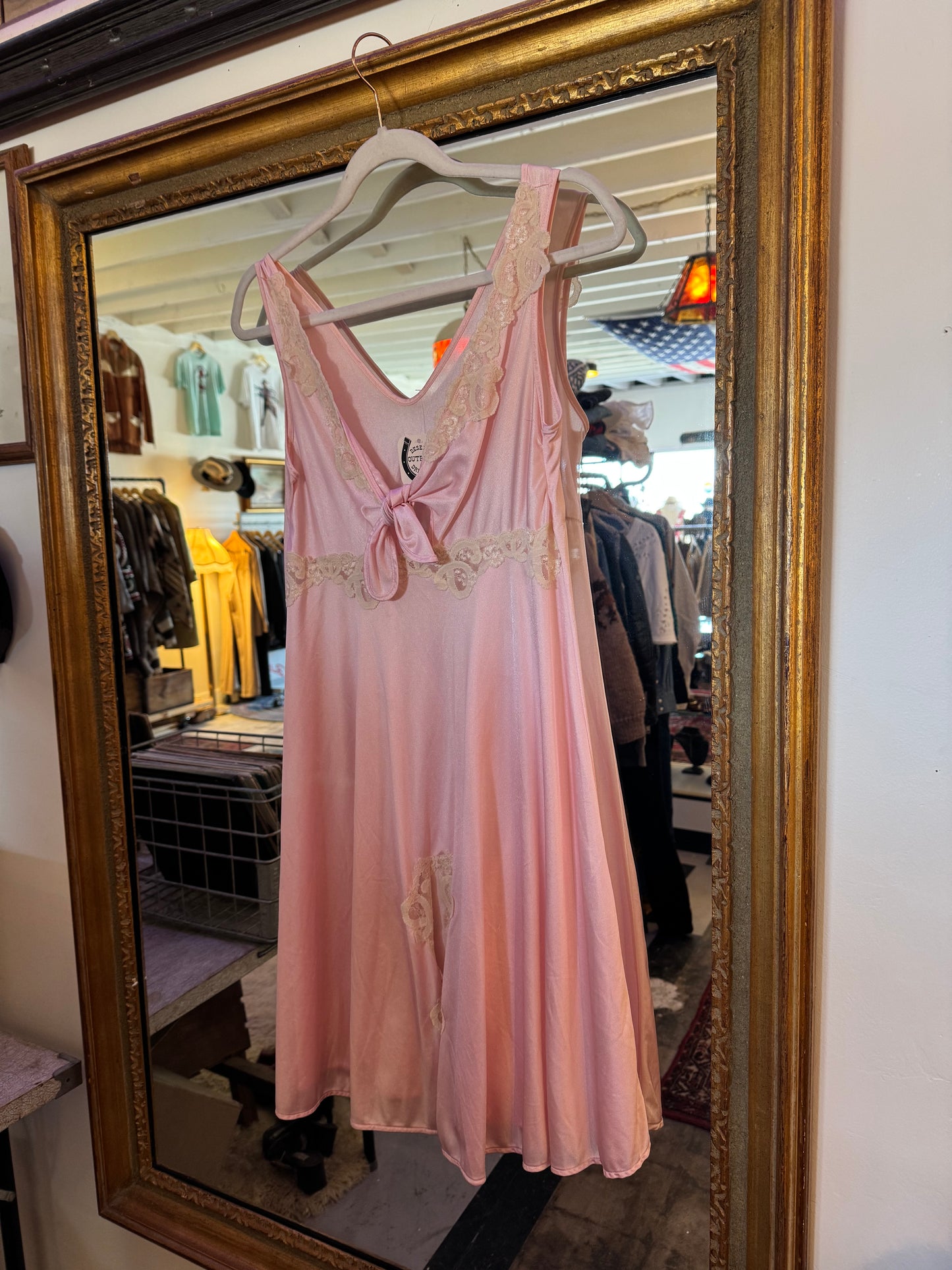 80s lace Prarie slip Sz M