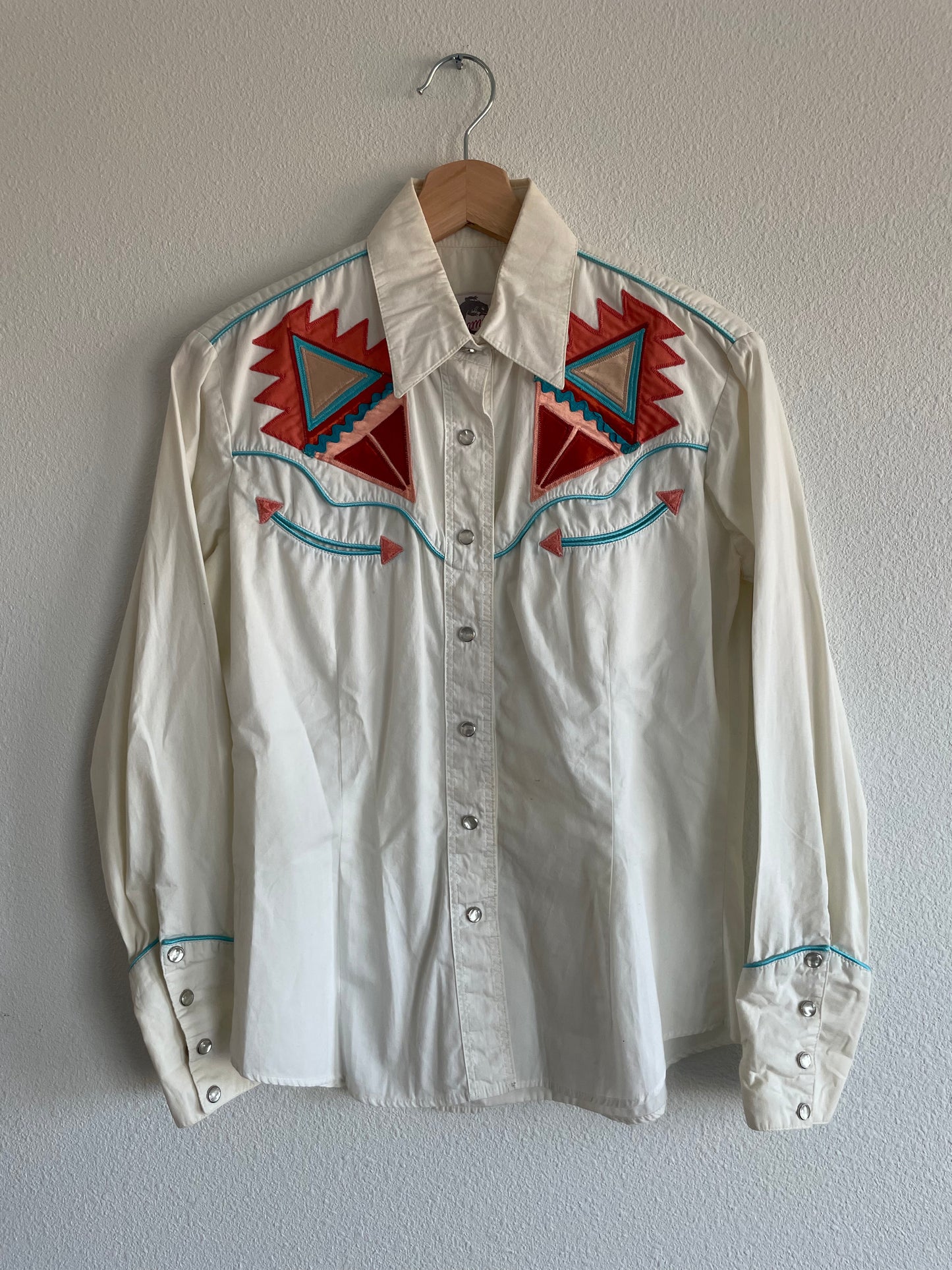 Salaminder Western Appliqué Thunderbird Pearlsnap