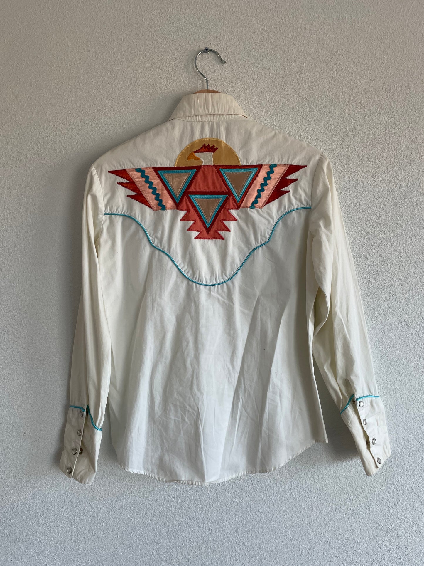 Salaminder Western Appliqué Thunderbird Pearlsnap