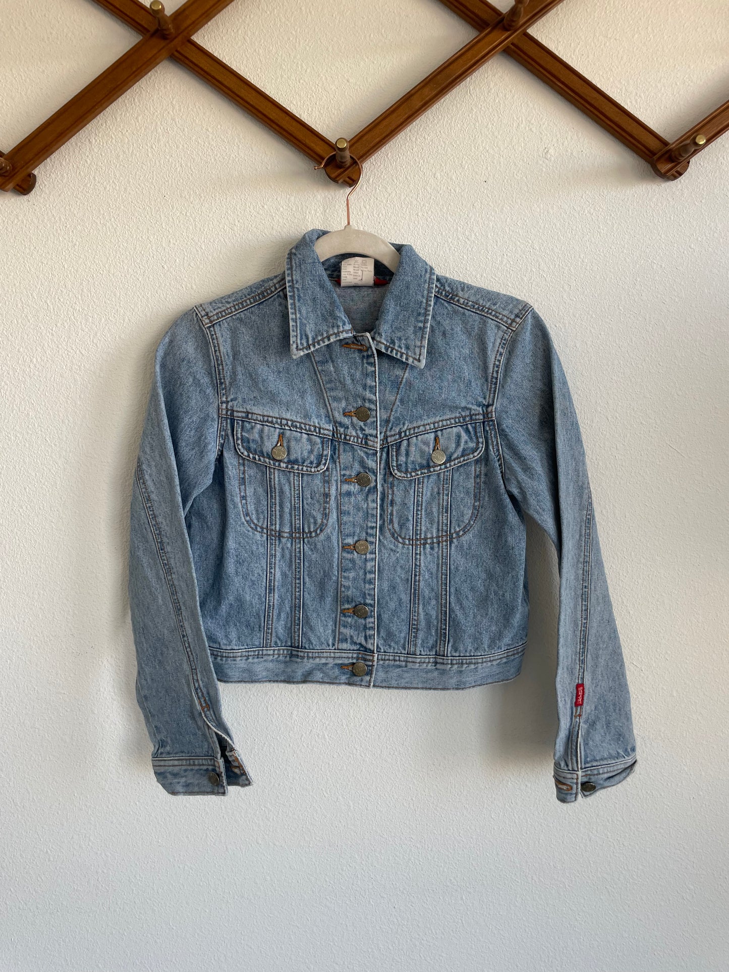 Denim Crop Jacket Sz S