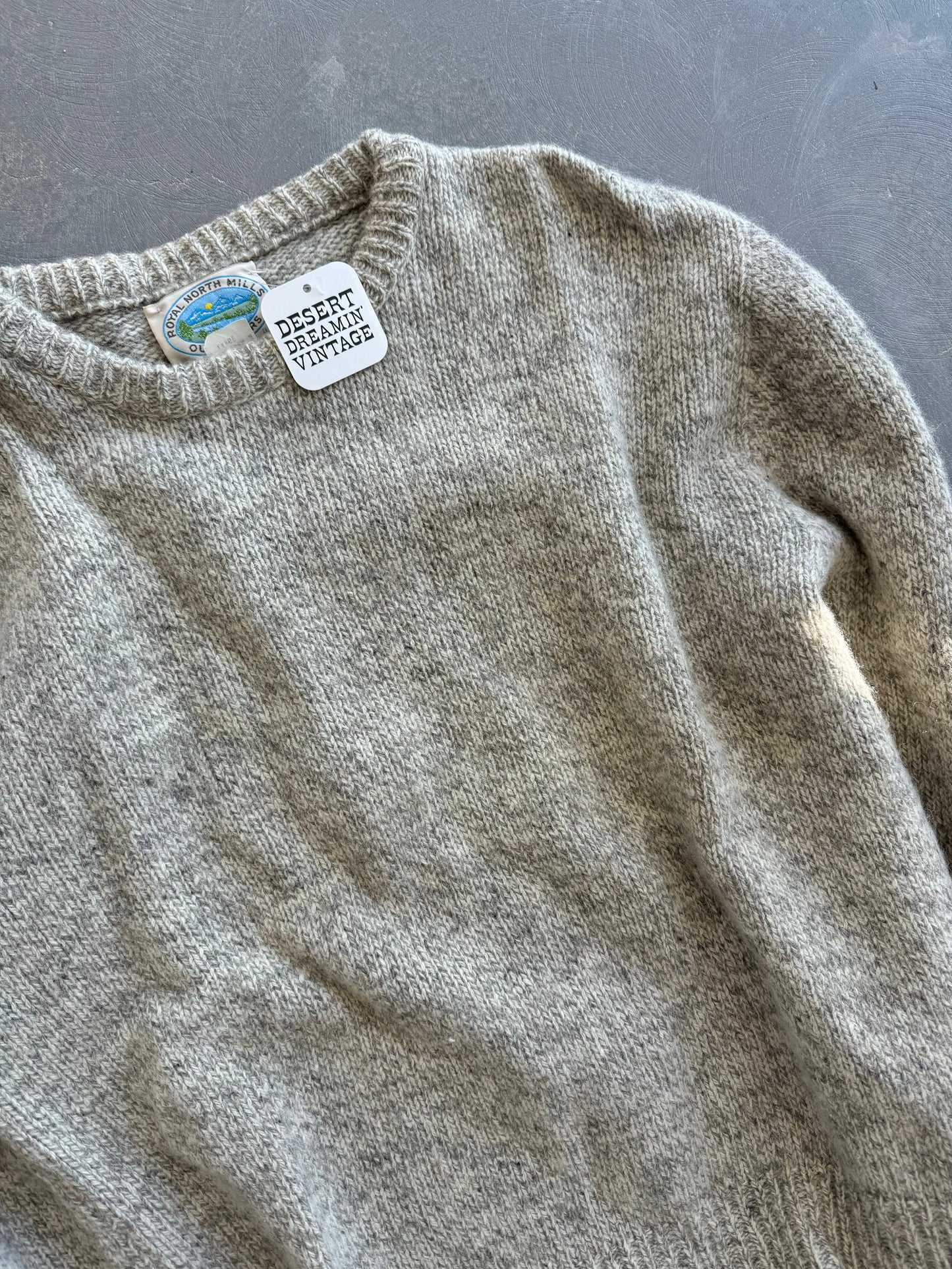 Vintage Grey Sweater Sz M