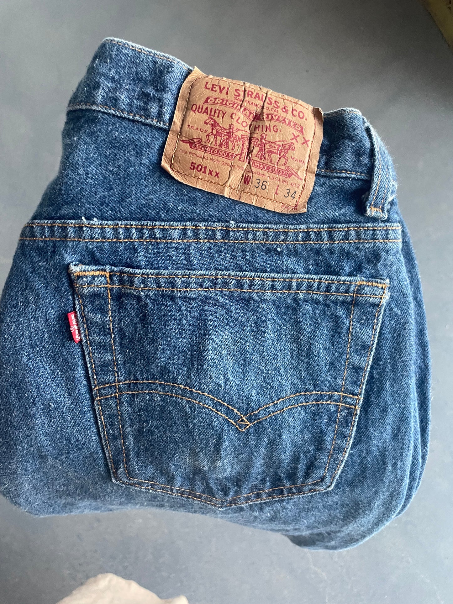 Vintage denim Levi’s Sz 34