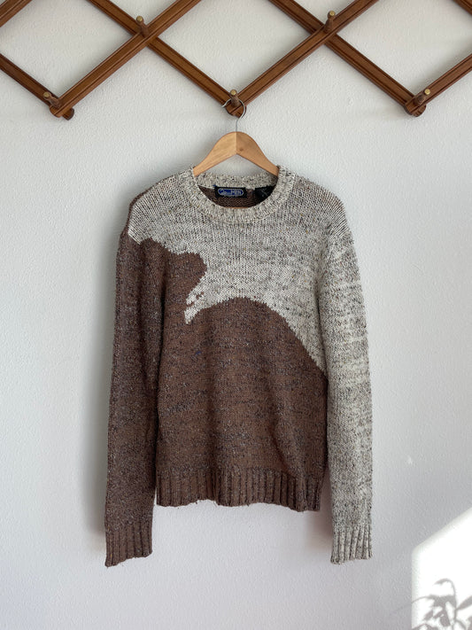 80s Eagle Knit Sweater