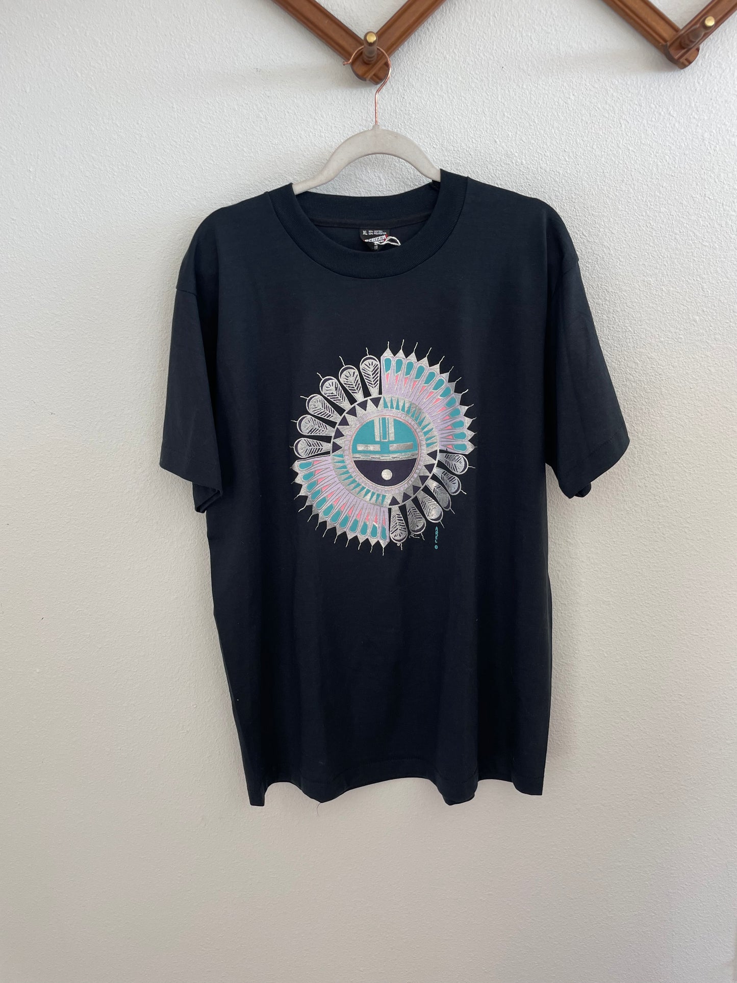 Vintage Zuni sun god tee