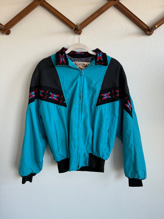 Vintage Southwestern Bomber Sz S / M