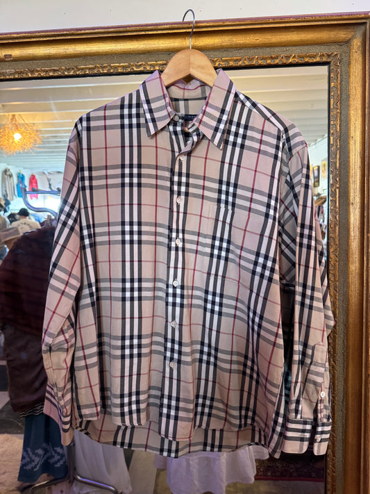 Authentic Burberry button up Sz m retails $298