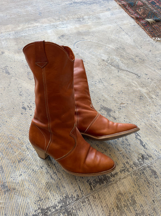 Vintage rust boots