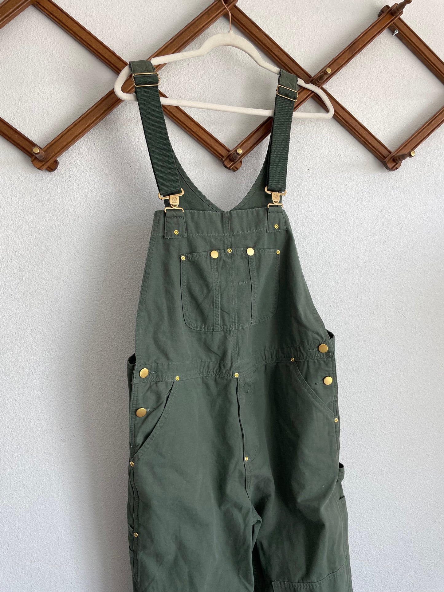 Mod olive overalls Sz L