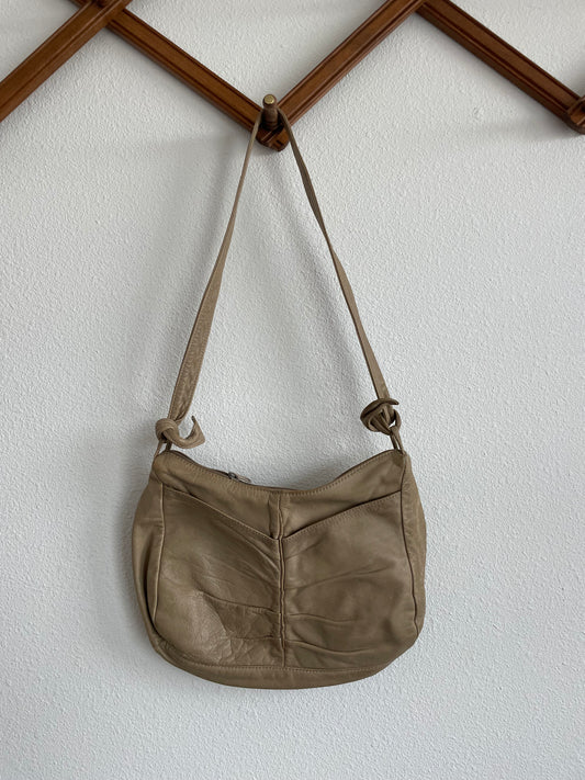 80s Leather Shoulder Bag