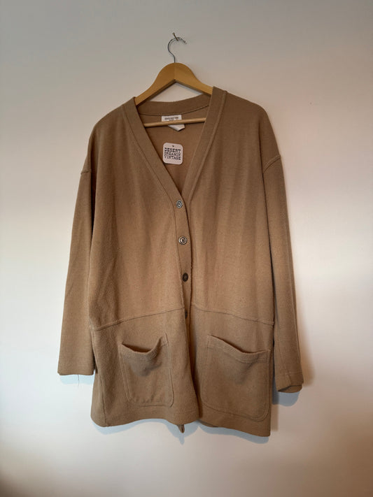 Cotton Desert Chore Sweater Sz L