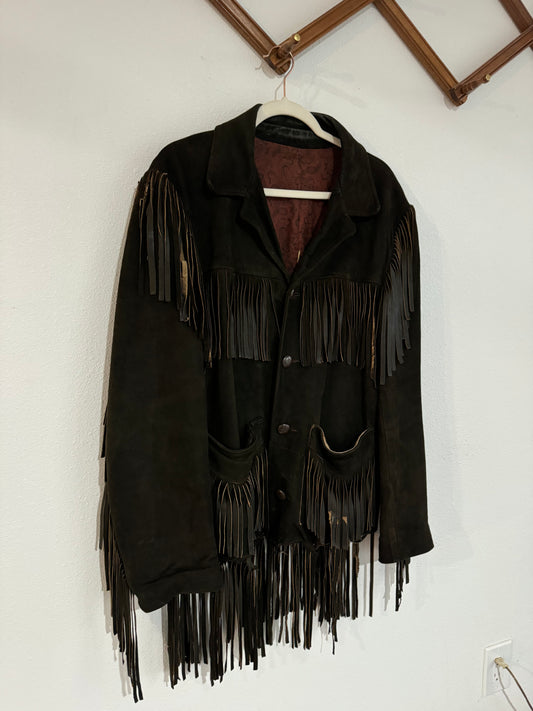 1950s Fringe Jacket “as is” Sz M