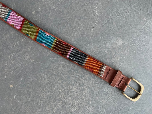 Beaded Colorful Belt