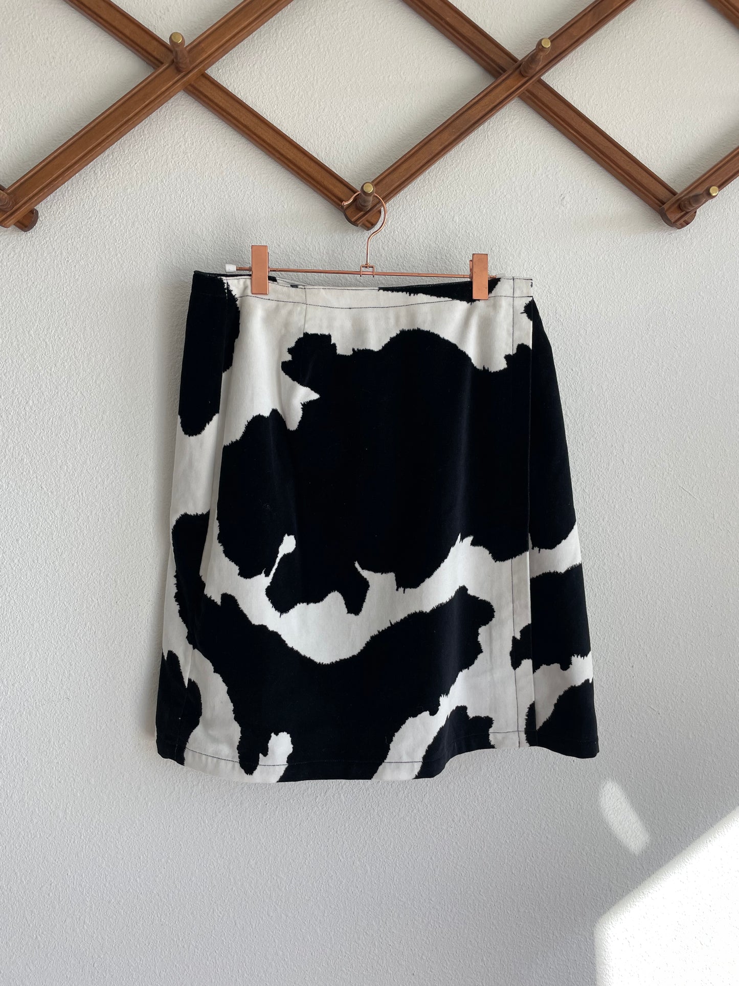 Cow-print Skirt Sz 29