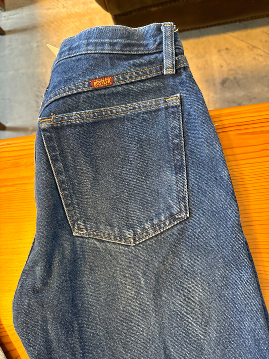 Vintage Rustler Denim Dark Blue Sz 31