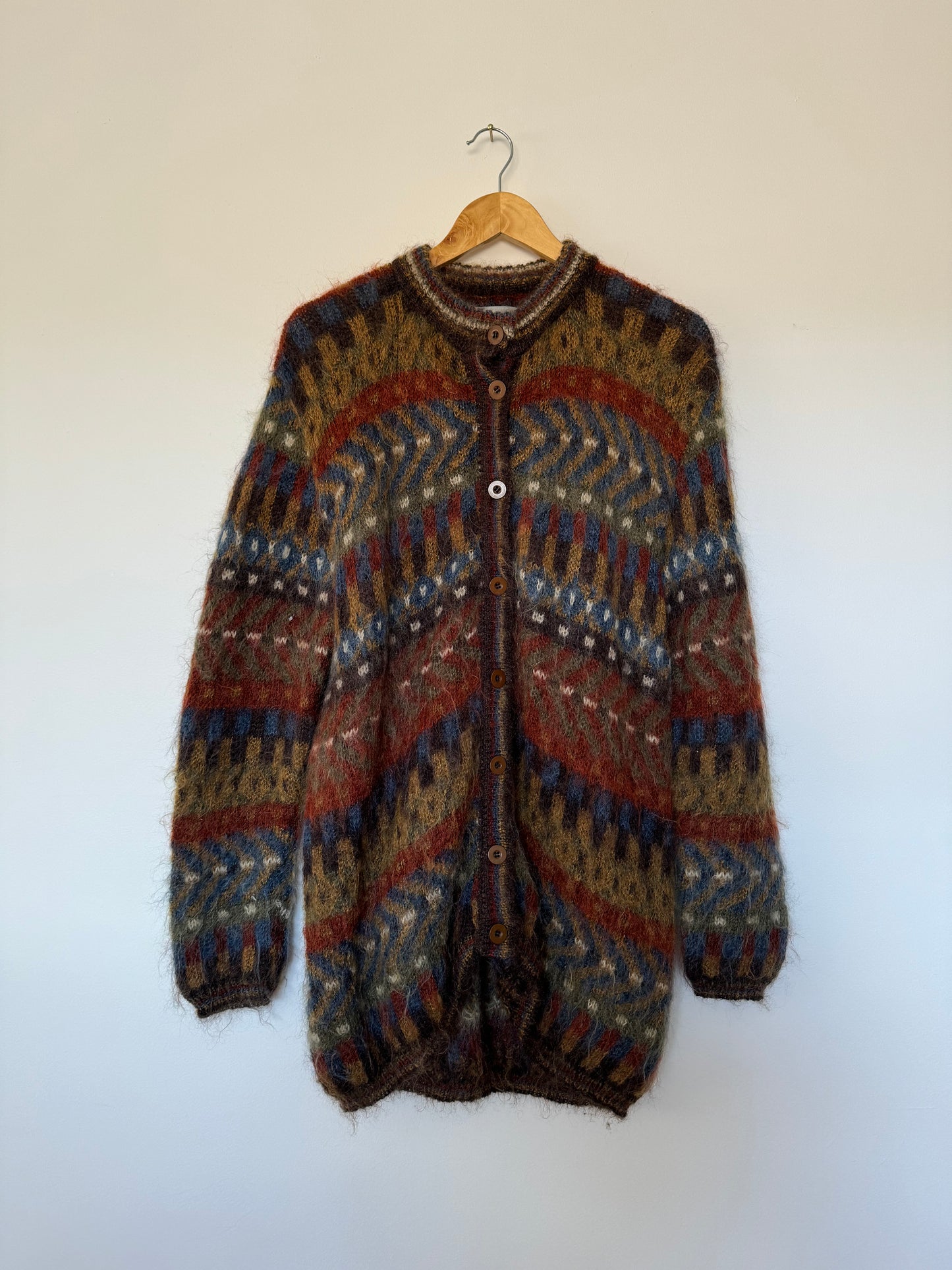 Vintage Mohair Cardigan Sz S / M