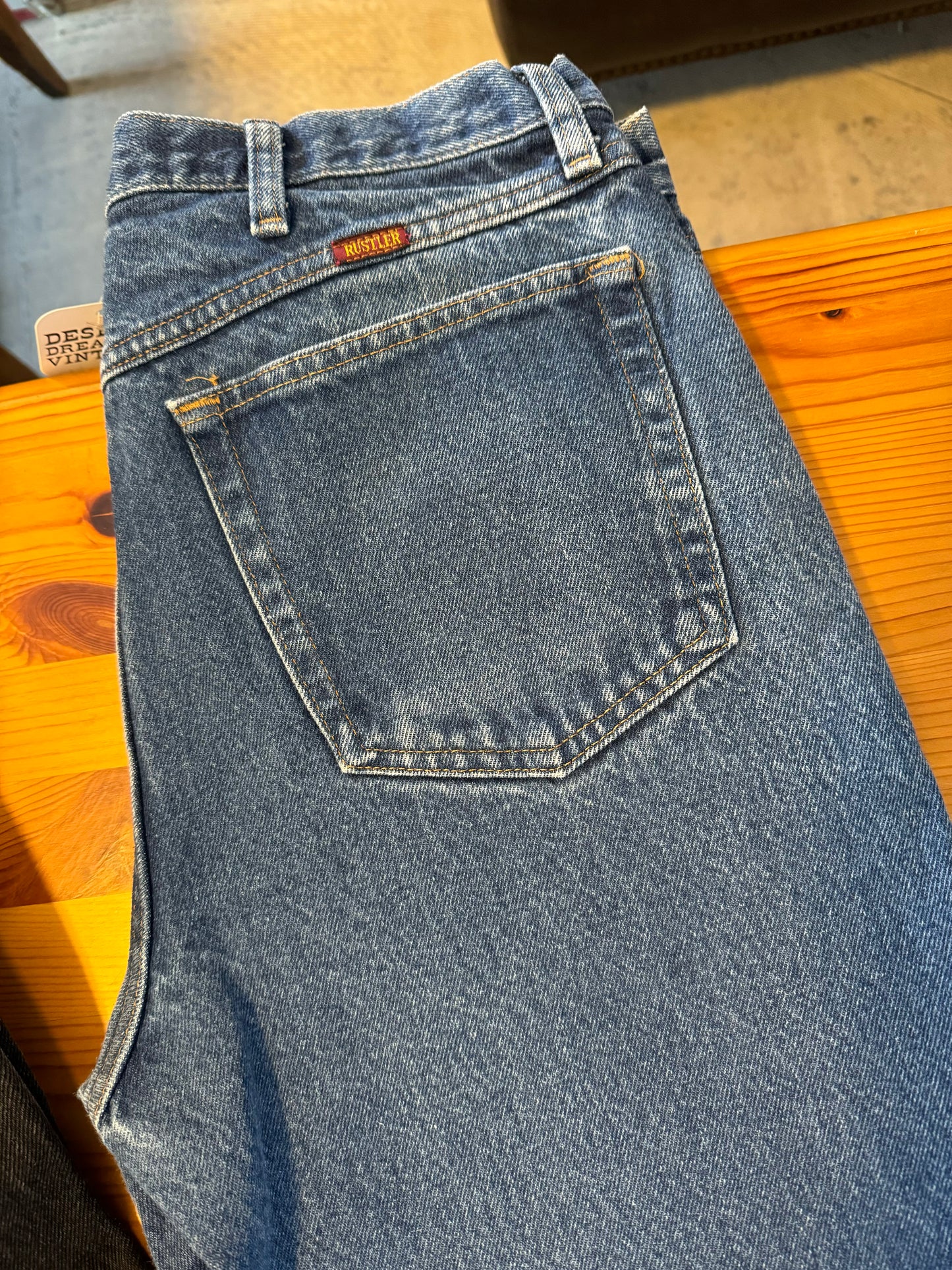 Vintage Rustler Denim Sz 34