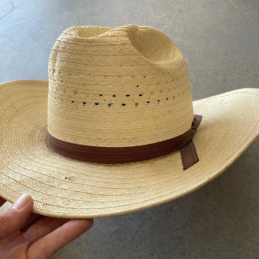 Vintage western hat brown band