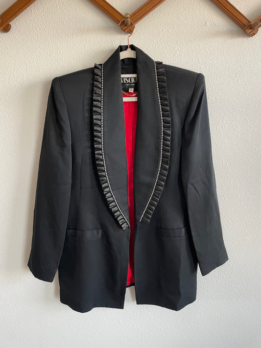 80s Rhinestone Cowgirl Blazer