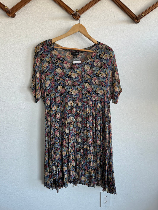 Vintage Floral Dress Sz M