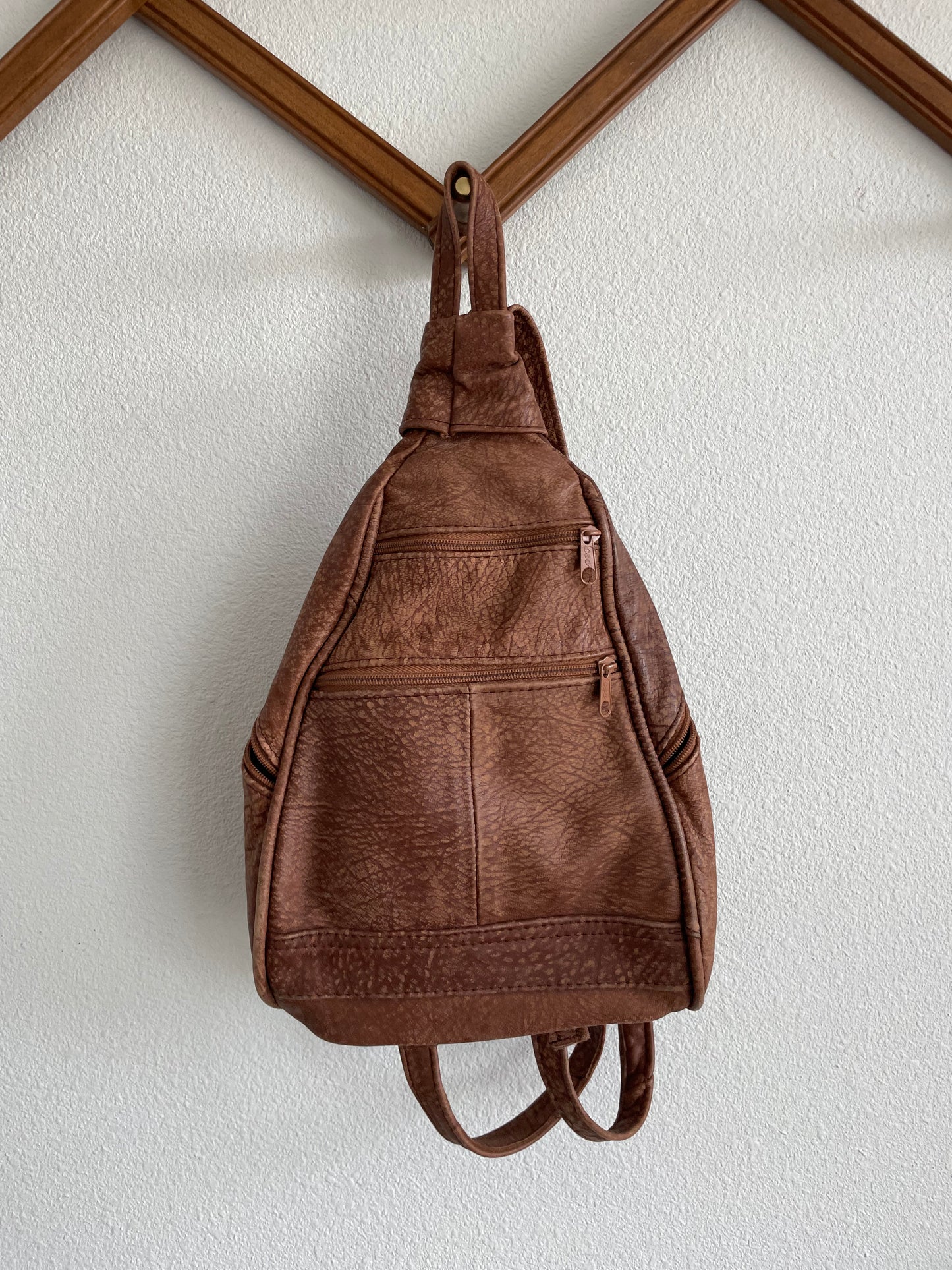 90s Leather Backpack