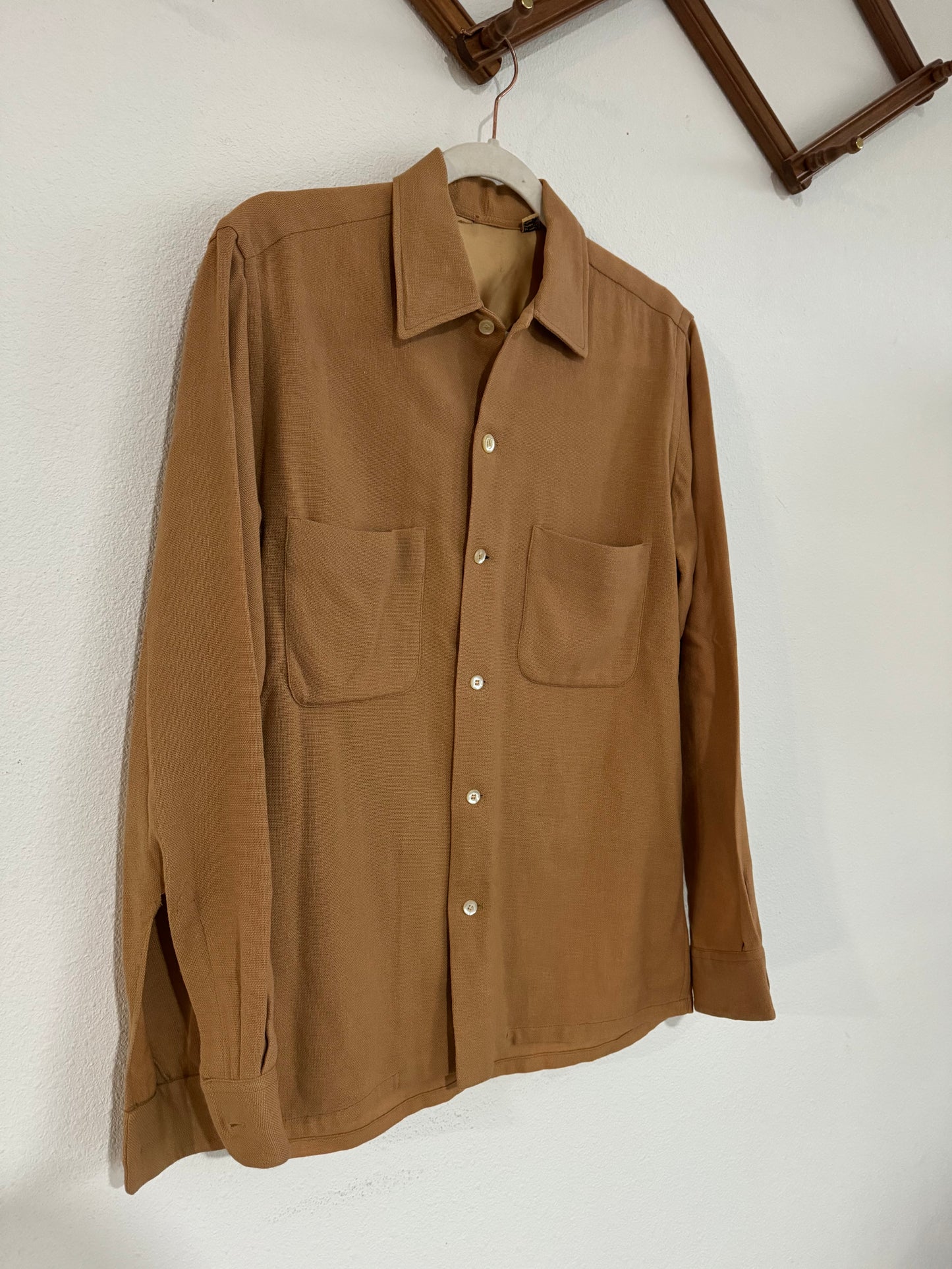 60s Wool Button Up Sz S / M