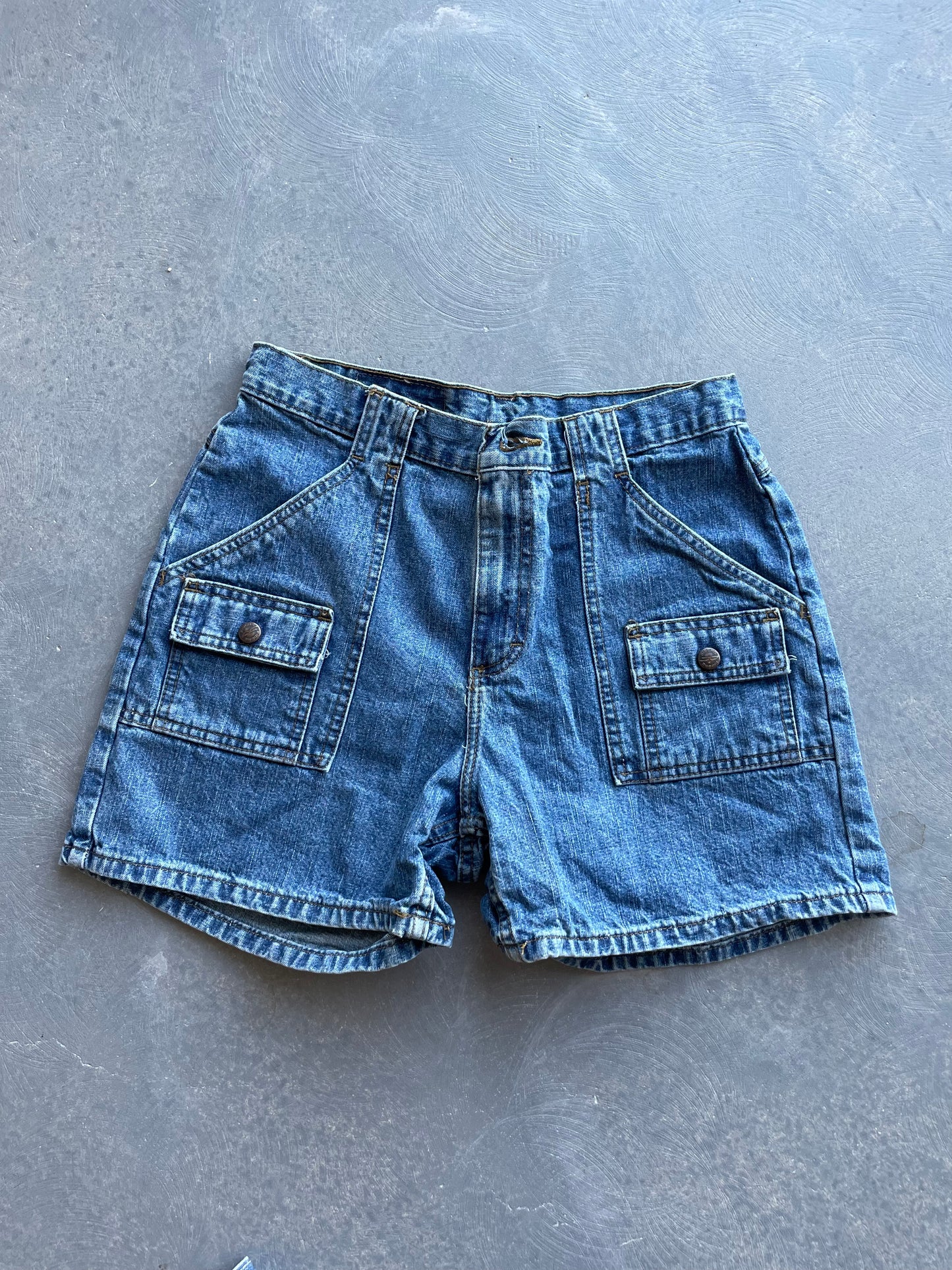 Denim Western Cargo Shorts Sz 27