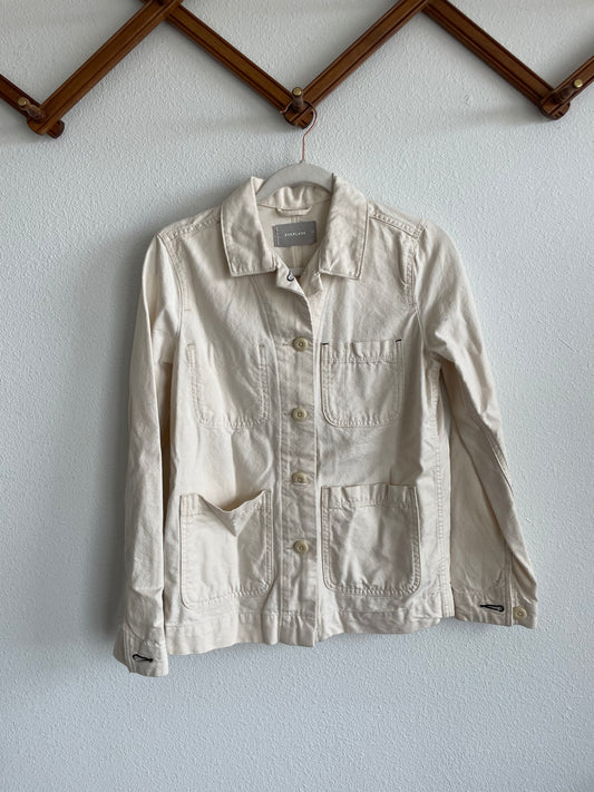 Everlane White Spring Jacket Sz S