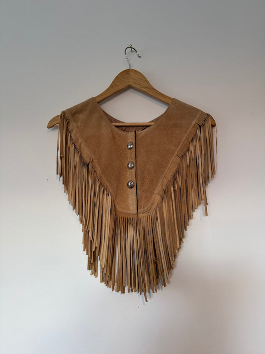 Vintage Fringe Capelet