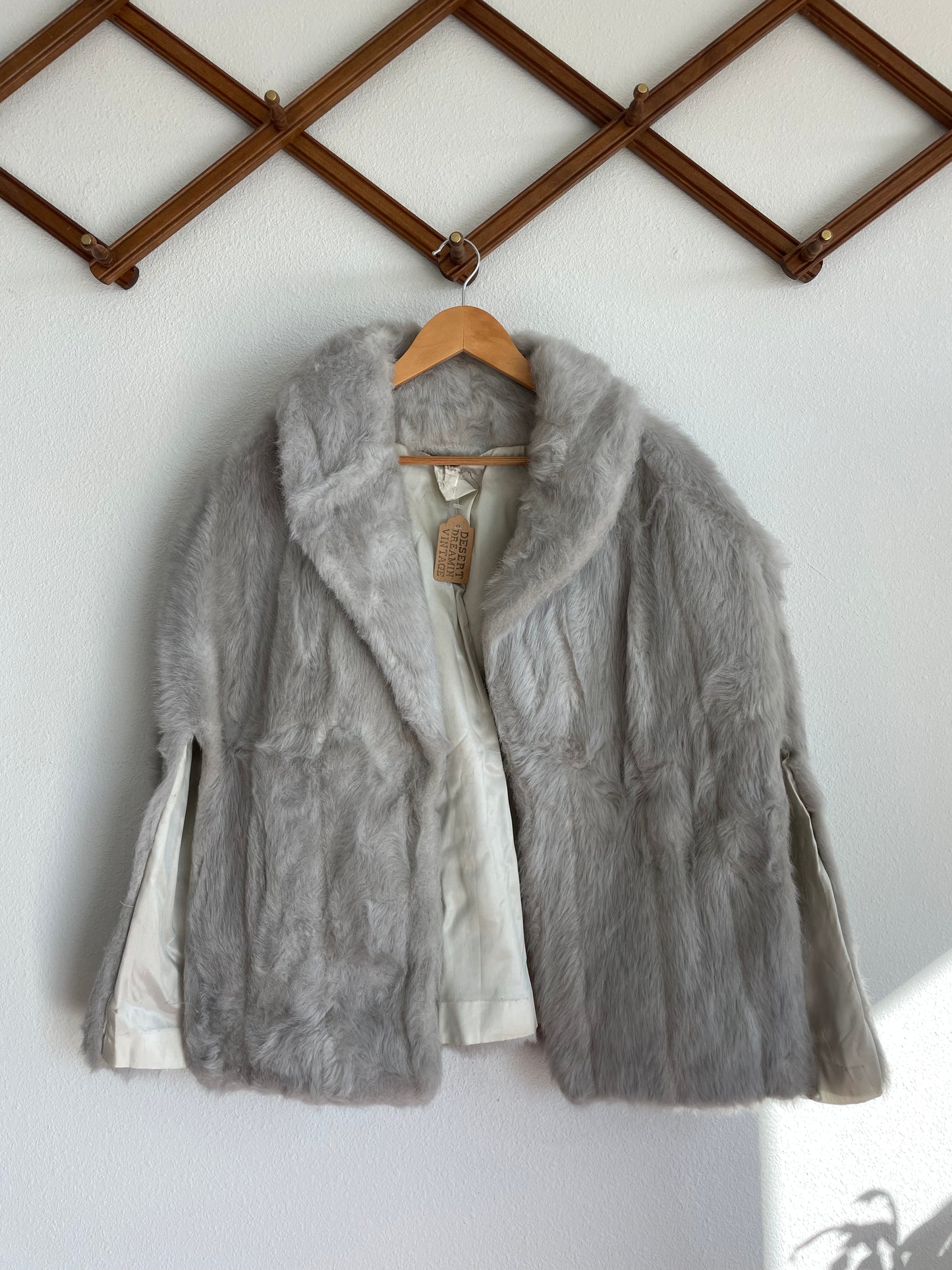 Vintage Faux Fur Cape